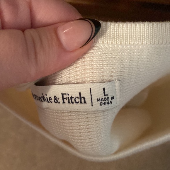 Abercrombie Ribbed Cropped Sweater Tank Top - Picture 3 of 3